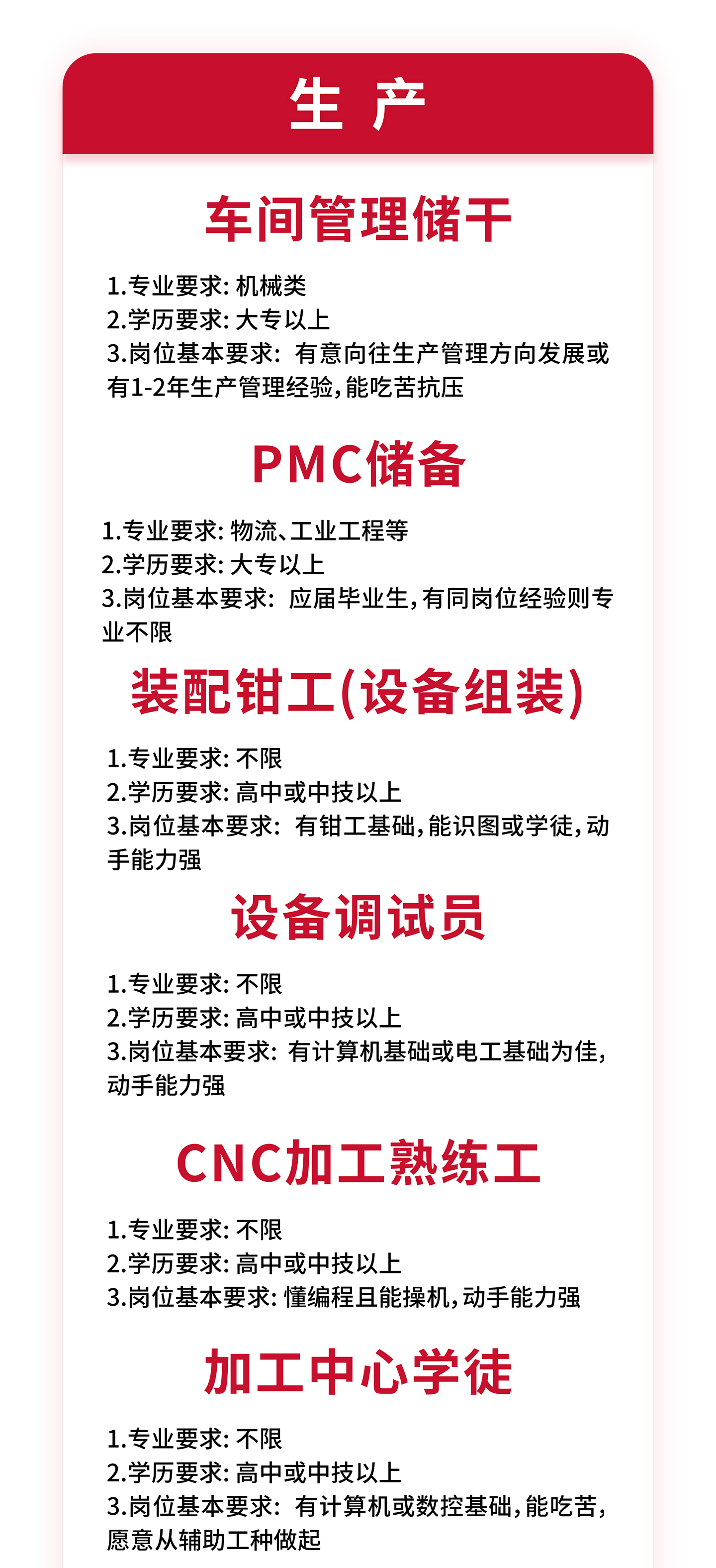工正招聘